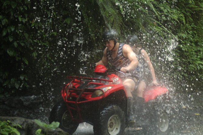 ATV Quad Bike Through Tunnel and Waterfall - What the ATV route through Ubud is really like