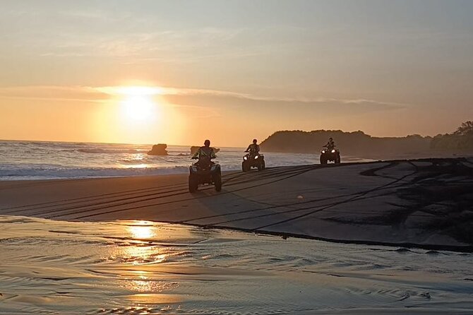 Bali ATV Ride In the beach sunset atv tour - Getting ready for two hours on the ATV
