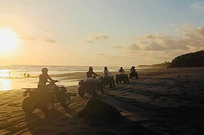 Bali ATV Ride On the Beach, Rice Field and Village Tour 2 Hour - Kelecung Beach and the black sand finish