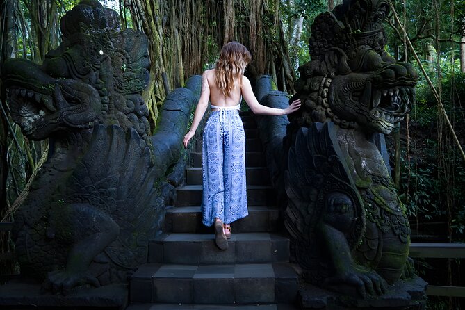 Bali Full Day-Tour: Ubud Sightseeing Trip - Exploring the stone entrance at Goa Gajah