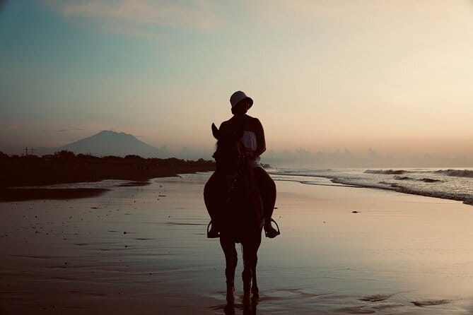 Bali Horse Riding Sanur Beach include Transport - Tangtu Beach and Sanur’s black sand