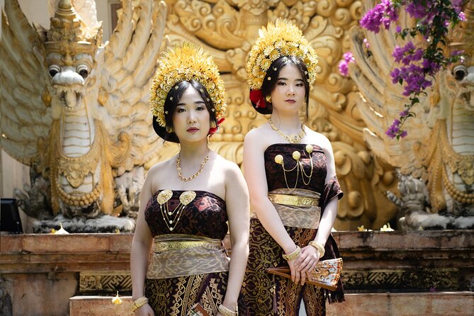 Bali Professional Photoshoot in Traditional Dress Outfit - A traditional house studio instead of a plain backdrop