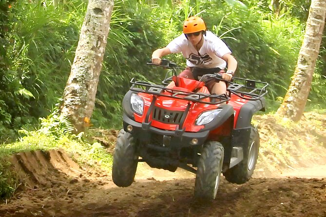 Bali Quad Bike Adventure - Ubud Best ATV Ride Activity - Riding a 250cc Automatic Quad Bike