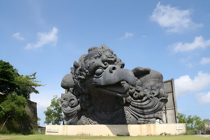 Bali Spa Packages and Uluwatu Sunset Trip with Dinner - Garuda Wisnu Kencana and the great copper-colored figure