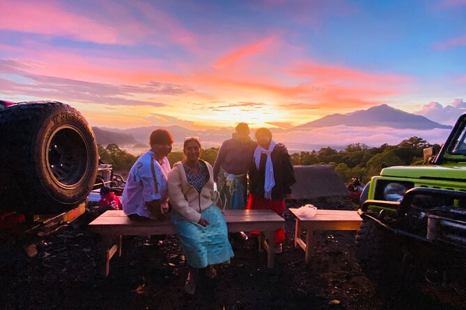 Batur Volcano Sunrise And Black Lava Jeep Adventure Tour - Mount Batur sunrise by 4x4 Jeep