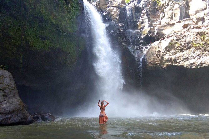 Best of Bali : Bali Temples , Rice Terrace and Waterfall Tour - Goa Gajah, the Elephant Cave and its old temple setting