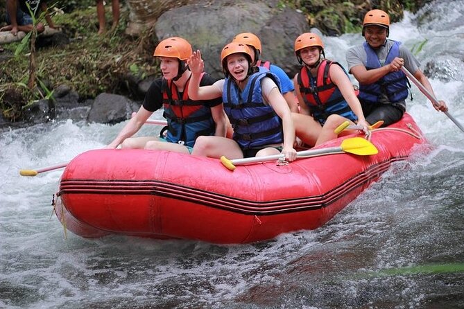 BMW Bali Rafting + Flying Fox at Telaga Waja River (LESS STAIRS) - The 4-meter Bajing Dam jump