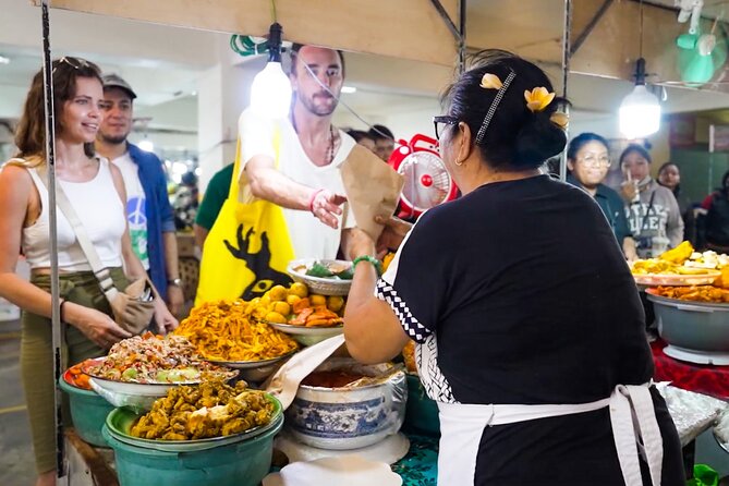 Denpasar Night Market Food Tour - Nasi goreng, nasi campur, and dadar gulung