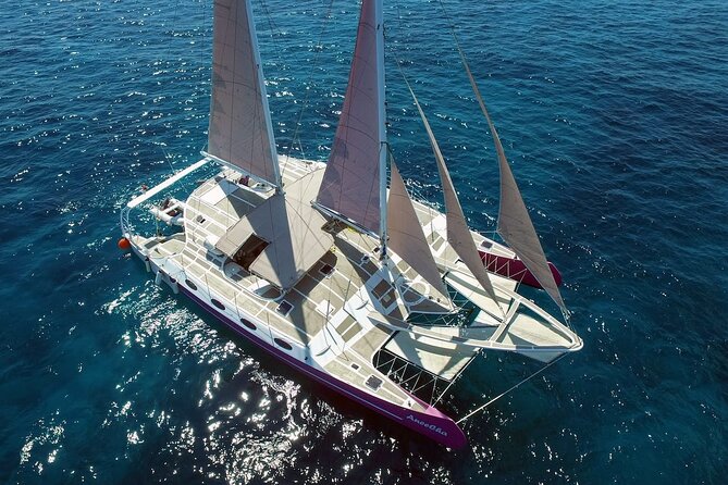 Full day Lembongan Island Catamaran Cruise with BBQ Lunch - Returning from Lembongan toward Bali