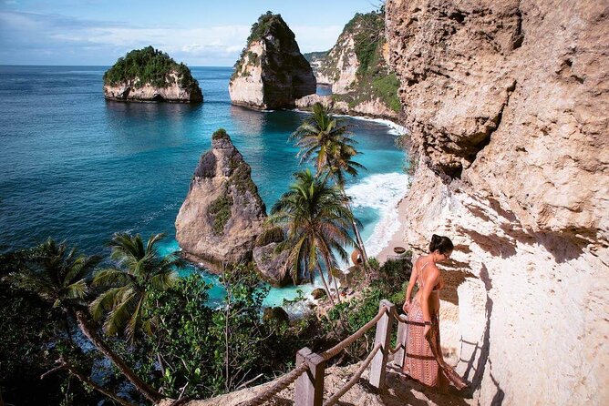 Full Day Private Tour to Nusa Penida Underground Temple from Bali - Atuh Beach requires effort, but rewards it