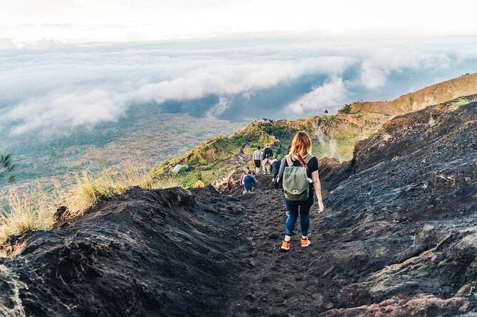 Mount Batur Sunrise Hike & Hot Spring (Private & All-Inclusive) - Buffet lunch with a volcano view