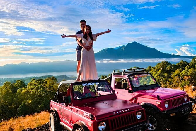 Mount Batur Sunrise Jeep With Hot Springs Tour - Across the black lava fields
