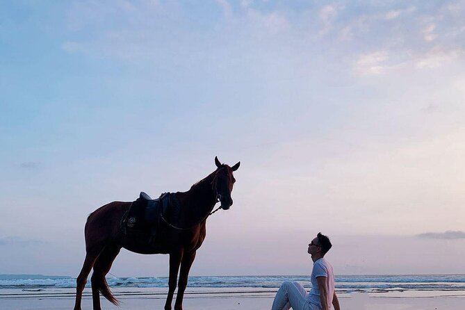 Private Bali Horse Riding In Seminyak Beach - A quiet hour on Seminyak Beach