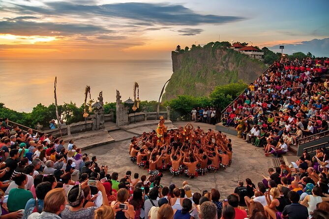 Private Half-Day Tour: Uluwatu Sunset Trip and Dinner Packages - Arriving at Uluwatu Temple above the Indian Ocean