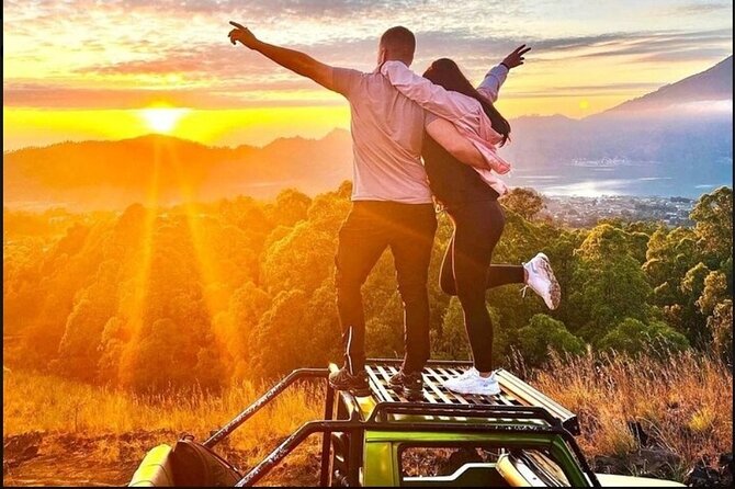 Private Mount Batur Jeep Sunrise all inclusive - Exploring the black lava fields after sunrise
