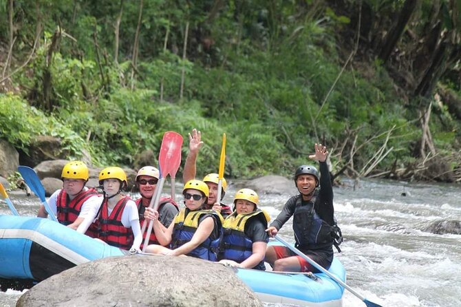 Rafting Swing Monkey Forest And Waterfall Tour All Inclusive - Four Ubud-area stops packed into seven hours