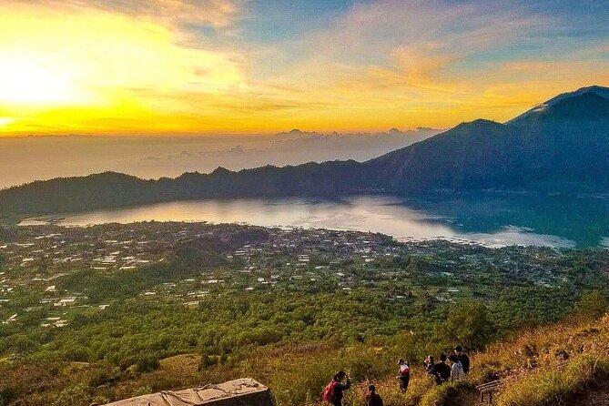 Sharing Mount Batur Sunrise Trekking And Natural Hot Spring - Main crater and the descent to the car park