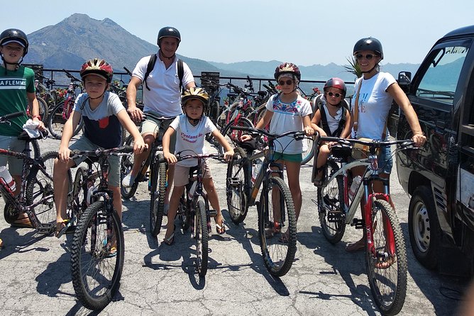 Ubud Cycling Tour - Breakfast near Mount Batur with volcano and lake views