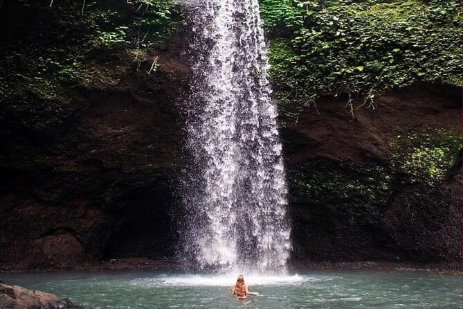 Ubud Full Day - Monkey Forest, Rice Terrace and Waterfalls Tour - Kanto Lampo Waterfall and fresh mountain water
