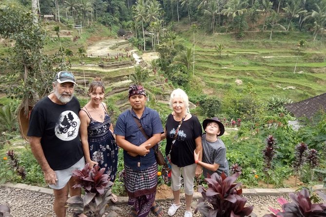 Ubud Hot Springs and Waterfall Private Guided Tour - Tegenungan Waterfall requires energy and time