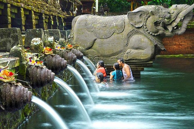 Ubud Village Sightseeing, Famous Paddy Field And Ubud Waterfall - Tirta Empul: a holy spring and purification rituals