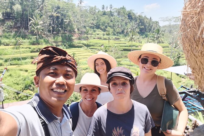 Ubud Village, Tegalalang Rice Terrace Swing, Tirta Empul Temple and Waterfafall - What this Seminyak to Ubud day covers