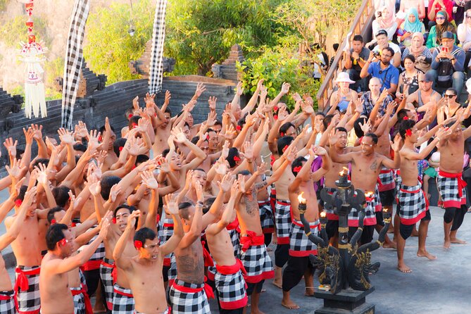 Uluwatu Temple Sunset and Kecak Fire Dance - The Kecak Fire Dance after sunset