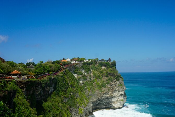 Uluwatu Temple Sunset and Kecak Fire Dance - Uluwatu Temple and the ocean cliffs